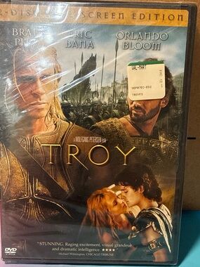 & Other Stories Troy DVD Cover with Gold and Black Artwork